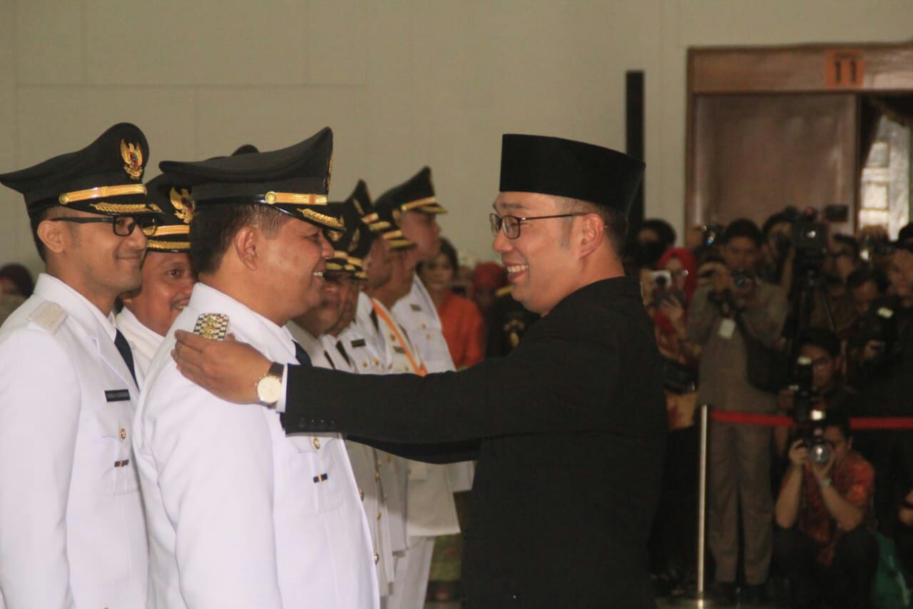 Ada Harapan Baru, Enam Kepala Daerah Dilantik Ridwan Kamil