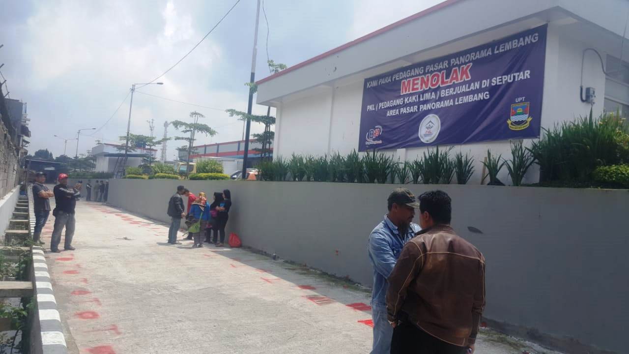 PKL Pasar Panorama Lembang Dimintai Bayar Sewa hingga Jutaan