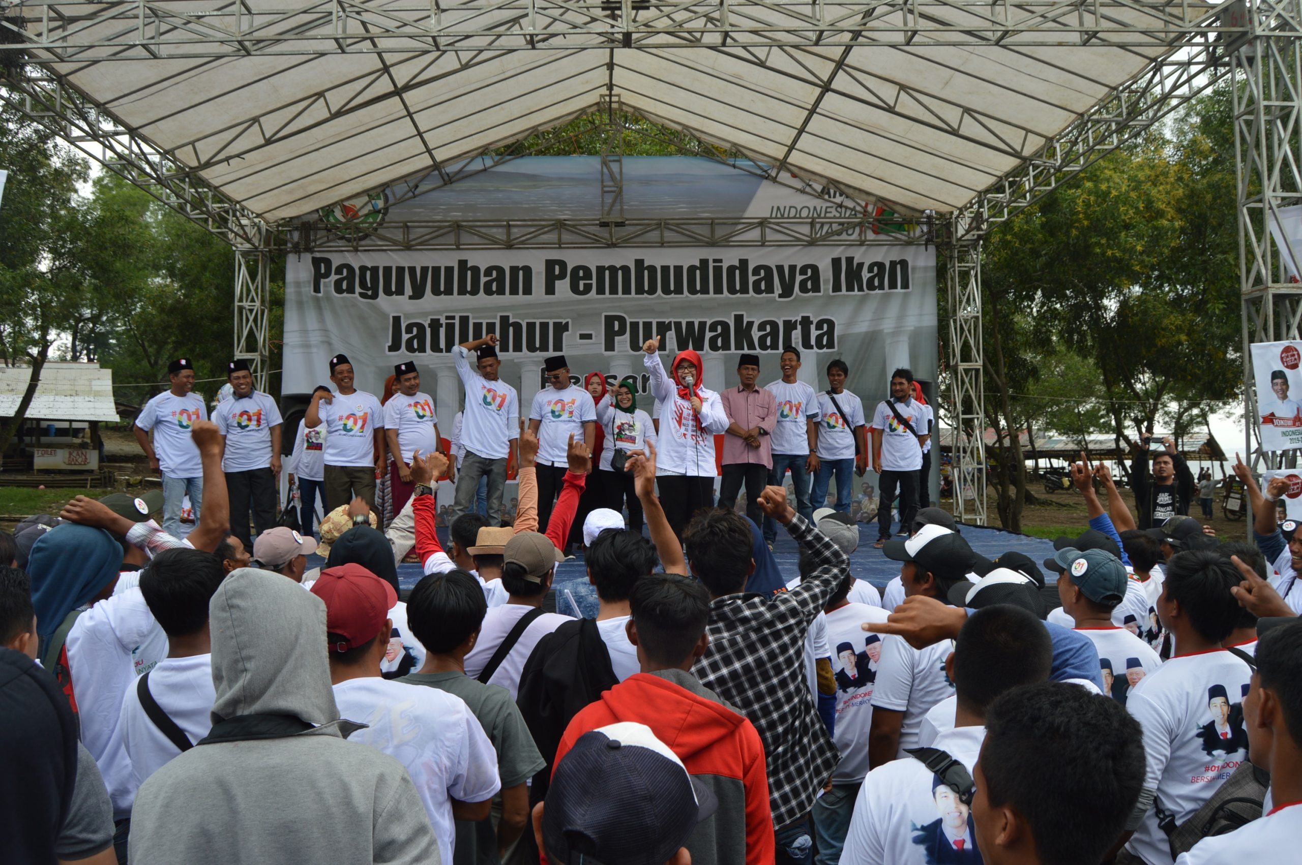 Paguyuban Pembudidaya Ikan Jatiluhur Deklarasikan Dukungan untuk Jokowi-Ma'ruf Amin