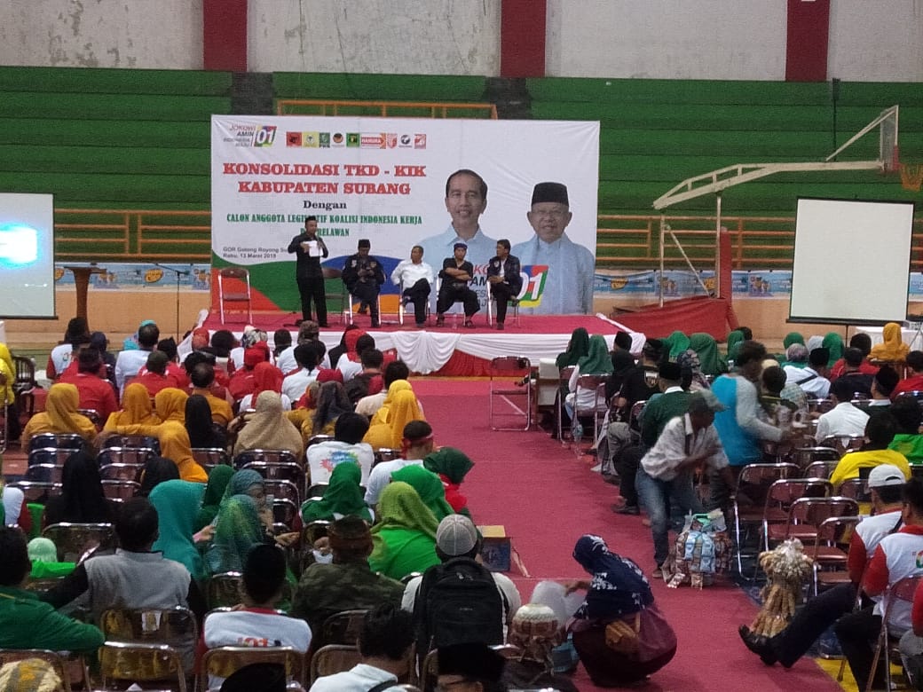 Beni:Tidur Pun, Jokowi-Ma'ruf Menang di Subang