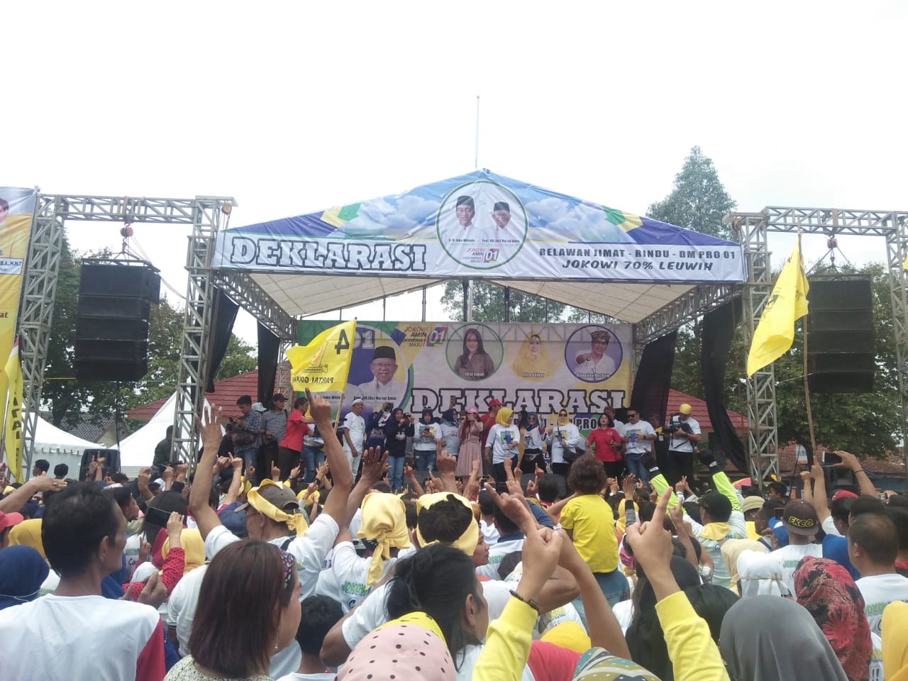 Lima Kelompok Relawan Bergabung Deklarasikan Dukungan untuk Jokowi-Ma'ruf