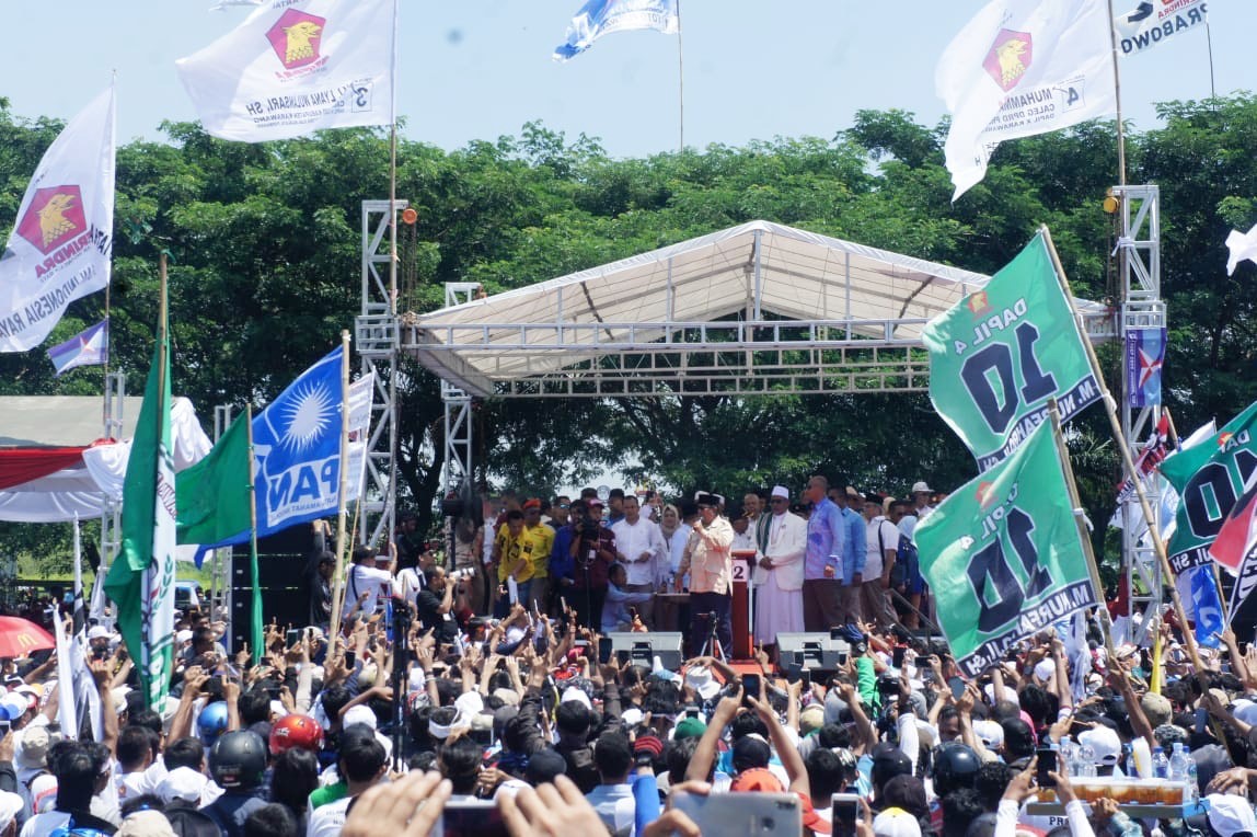 Inginkan Indonesia Bebas Korupsi, Prabowo Gelar Kampanye Terbuka