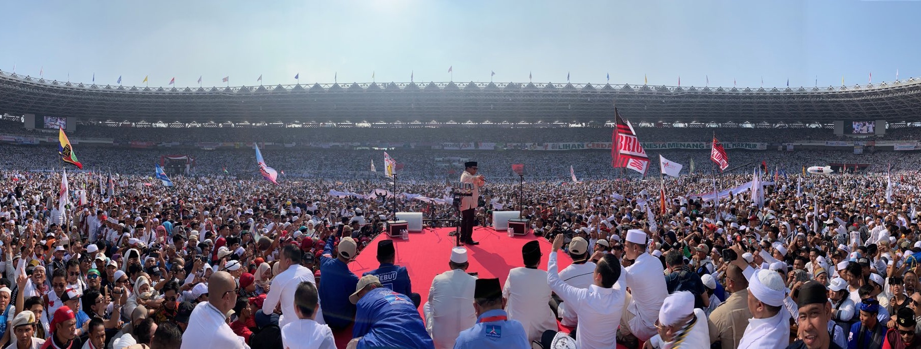 GBK Dipadati Lebih 1 Juta Orang, Prabowo: Rakyat Sudah Tidak Sabar Ingin Perubahan