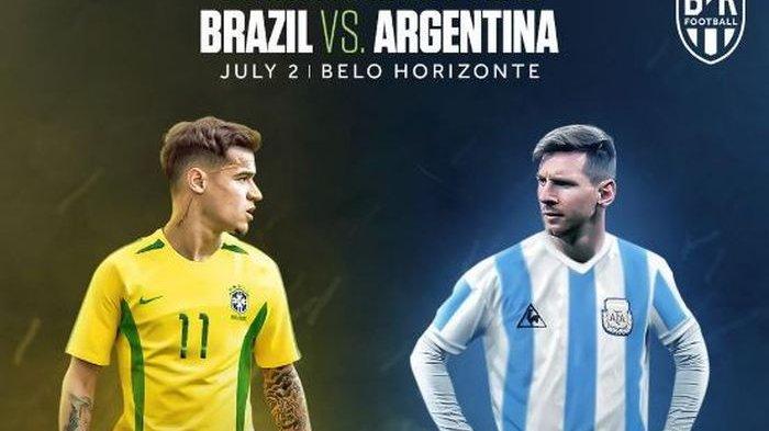 Brasil vs Argentina, Final Kepagian Copa America 2019