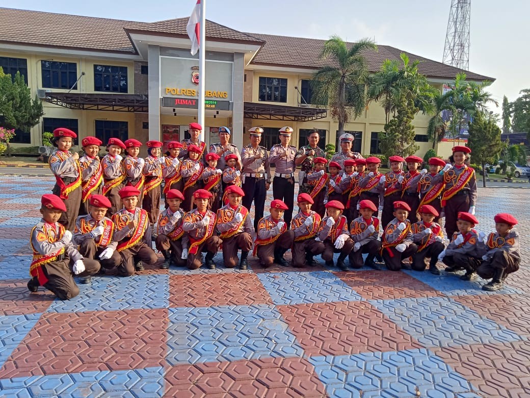 Laskar Singa Ganas SDN Kalapa Kembar Lomba Polisi Cilik Polda Jawa Barat tahun 2019