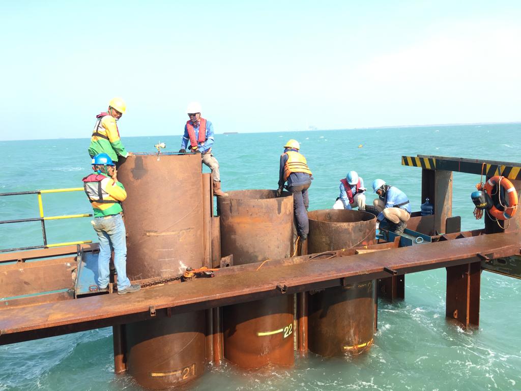 Kontruksi Paket 2 Pelabuhan Patimban Bangun Seawall, Breakwater dan Pengerukan Alur