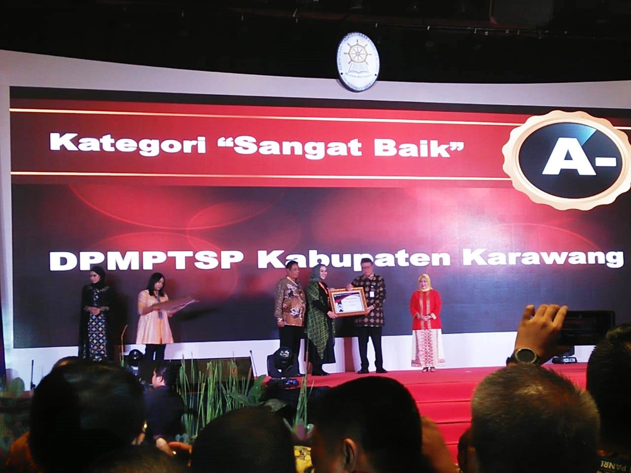 DPMPTSP Karawang Raih Penghargaan Tingkat Nasional