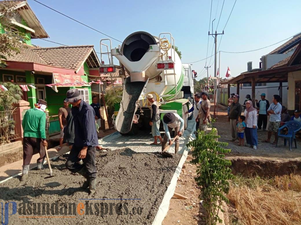 Pembangunan Infrastruktur Desa Pangsor Kecamatan Pagaden Barat Tahun 2019