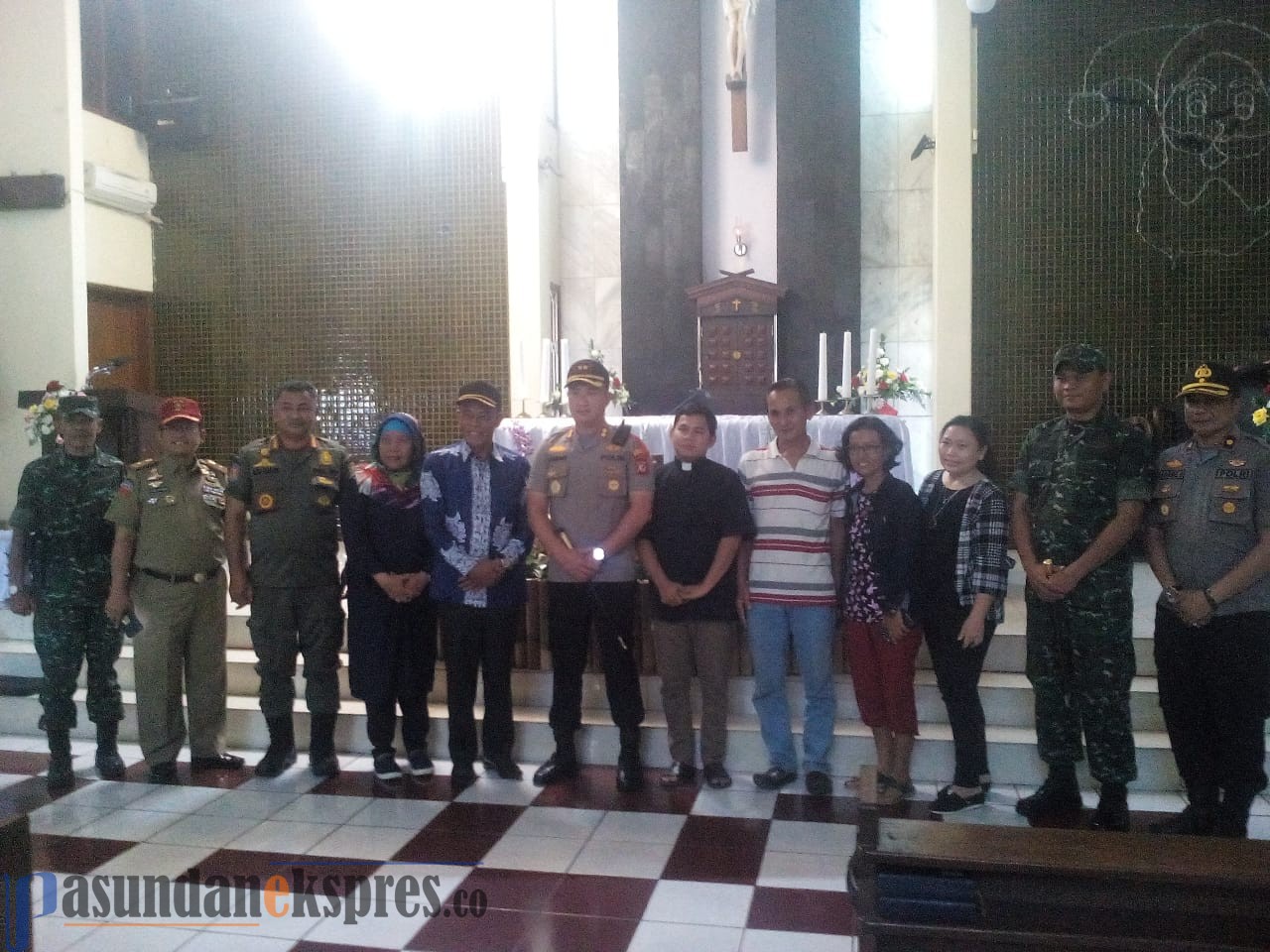 Jelang Nataru, Muspida Subang Kunjungi Pos Pengamanan dan Gereja di Pamanukan