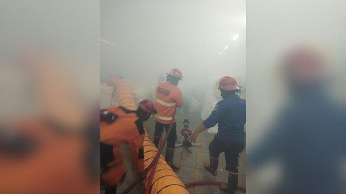Gudang Spinning 5 PT Indorama Purwakarta Terbakar