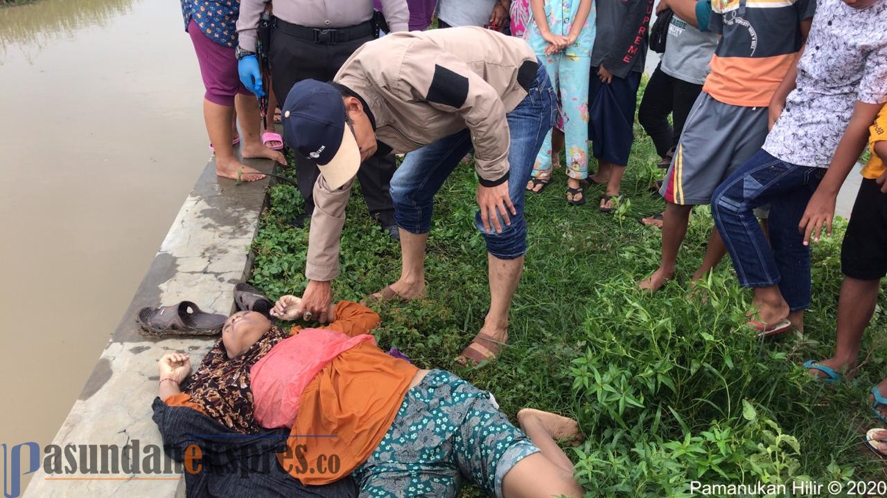 Mayat Perempuan Berkerudung Ditemukan di Pinggir Kali Kamal Pamanukan