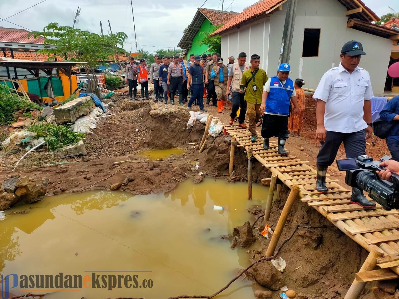 Tanggul Jebol di Desa Mulyasari Belum Ada Perbaikan