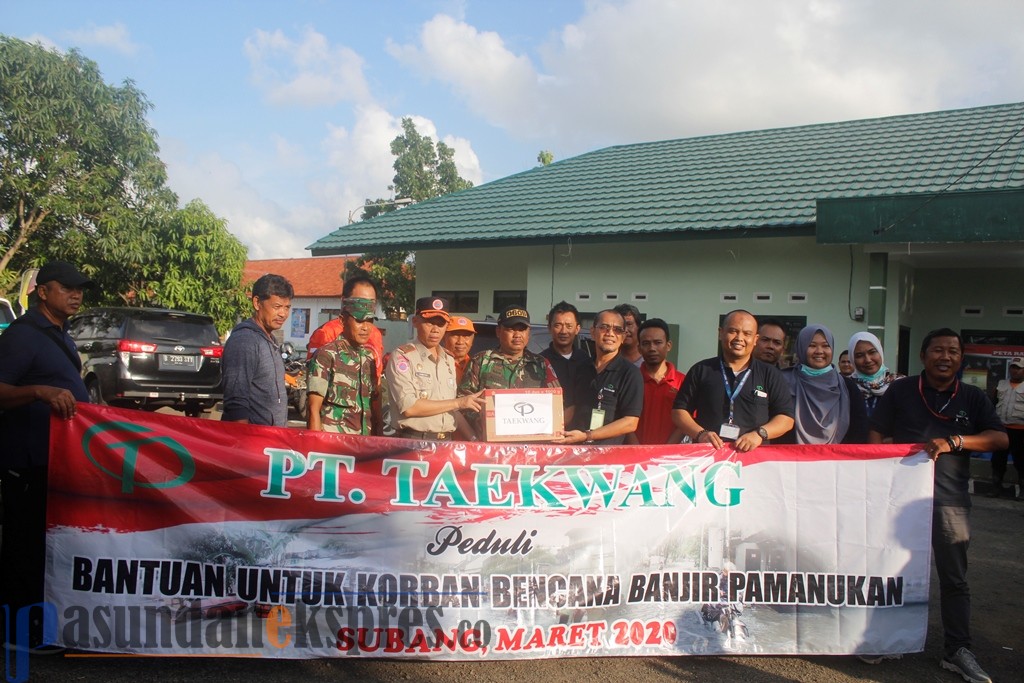 PT. Taekwang Industrial Indonesia Peduli Korban Banjir