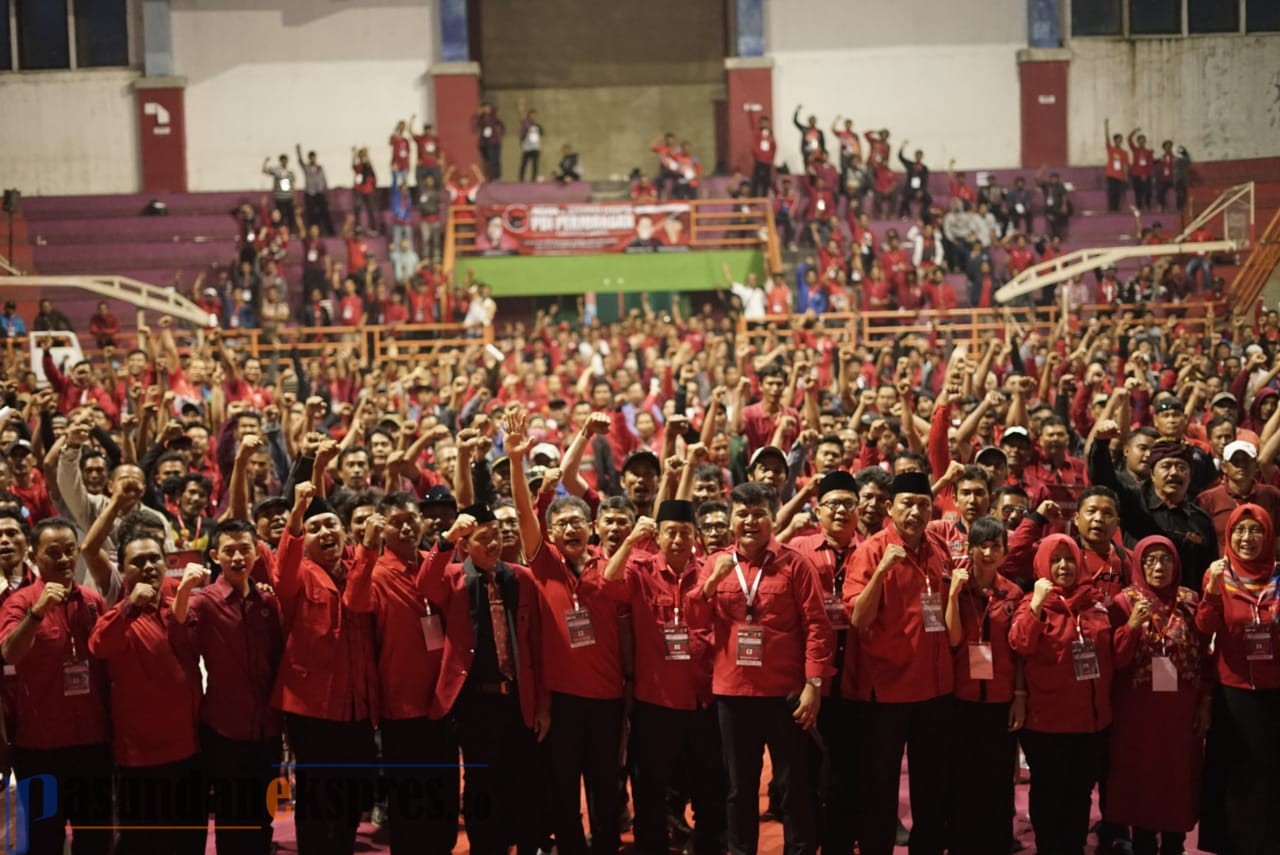 Pembentukan Ranting dan Anak Ranting PDIP Subang Dihadiri Ribuan Kader