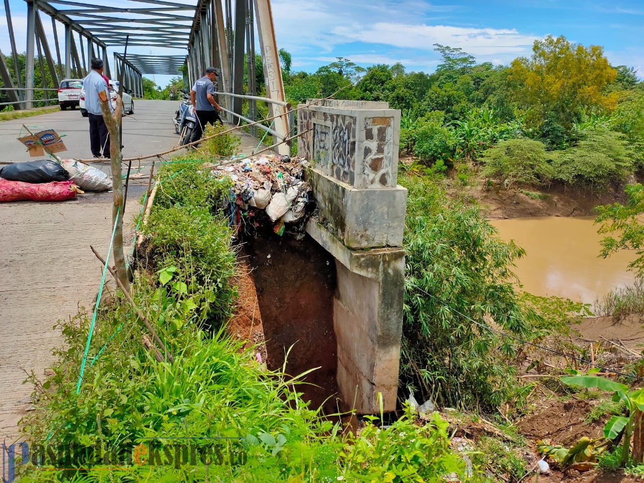 Jembatan Cipunagara Terancam Putus, 10 Tahun Terakhir Pernah Bergeser