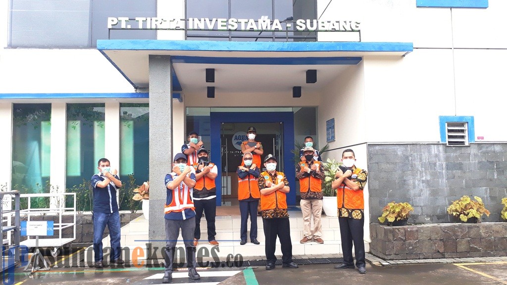 DPRD Apresiasi Penerapan Protokol Pencegahan Covid-19 oleh PT Tirta Investama Aqua Subang