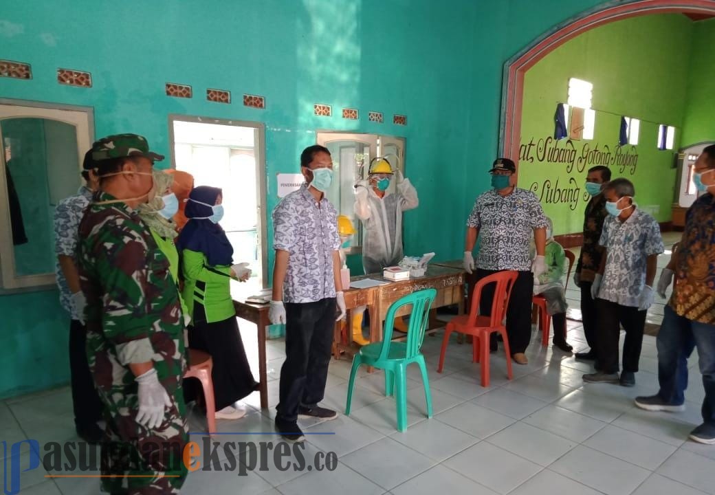 50 Orang ODP Covid-19 di Kecamatan Pusakajaya Ikuti Rapid Tes