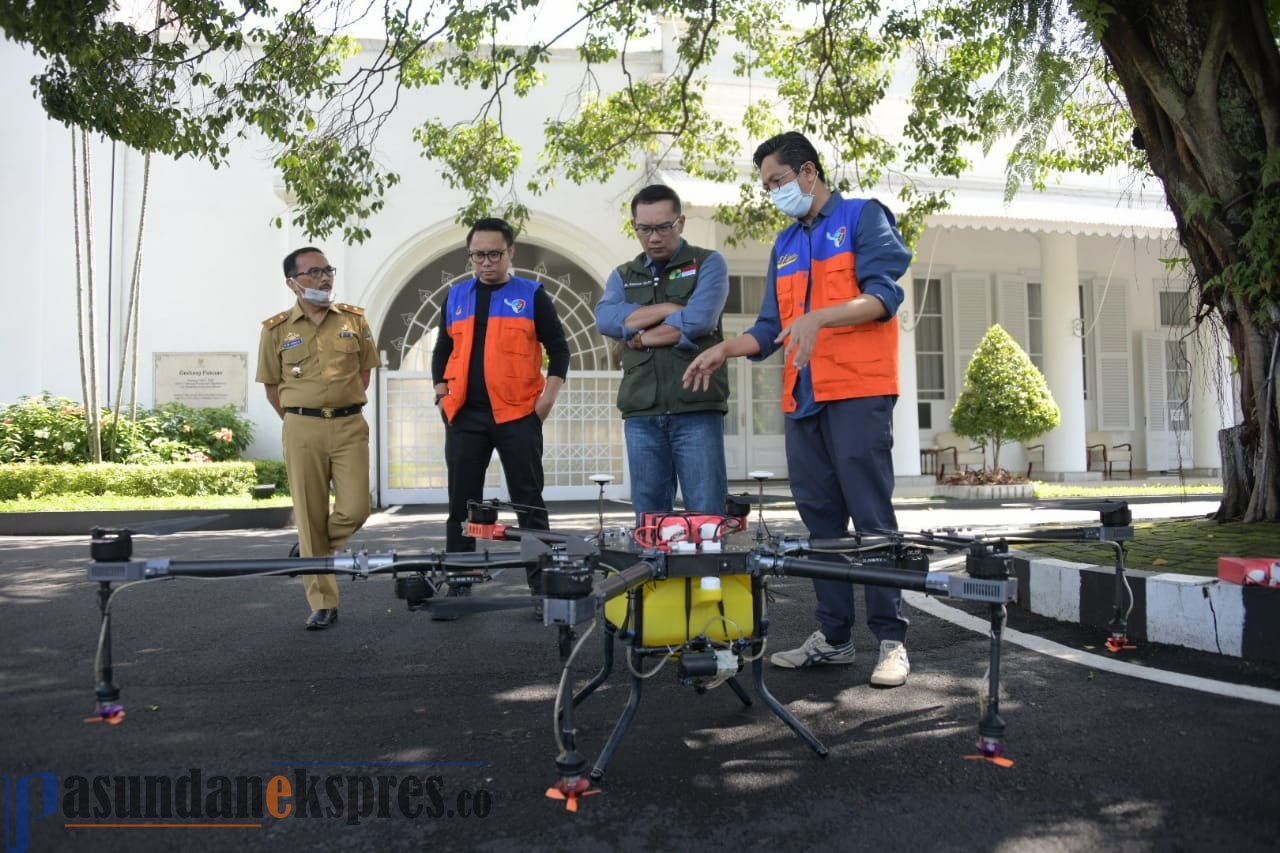 Jabar Manfaatkan Drone untuk Cegah Penyebaran COVID-19 di 27 Kab/Kota