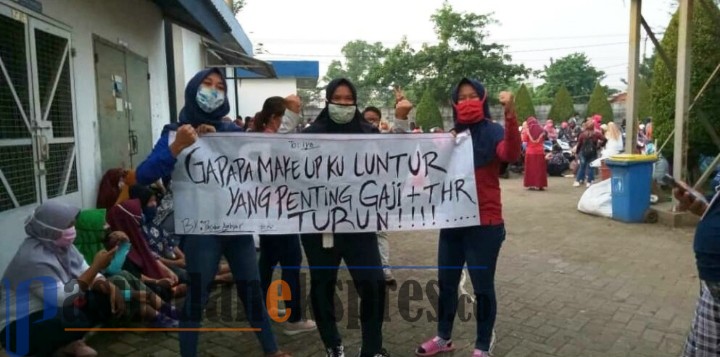 Janji Tinggal Janji, Karyawan PT Indonesia Victori Garmen Minta Gaji dan THR