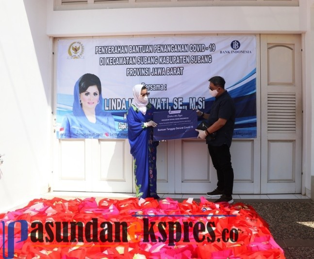 Bantu Warga Terdampak Covid-19, Linda Megawati Salurkan 1.000 Paket Sembako