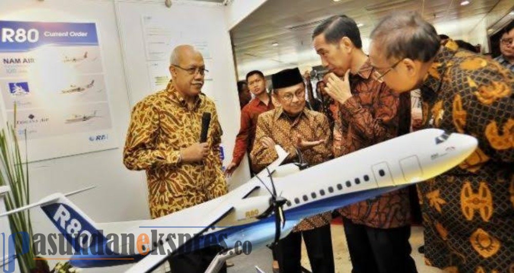 Jokowi Keluarkan Pengembangan Pesawat R80 dari Proyek Strategis Nasional