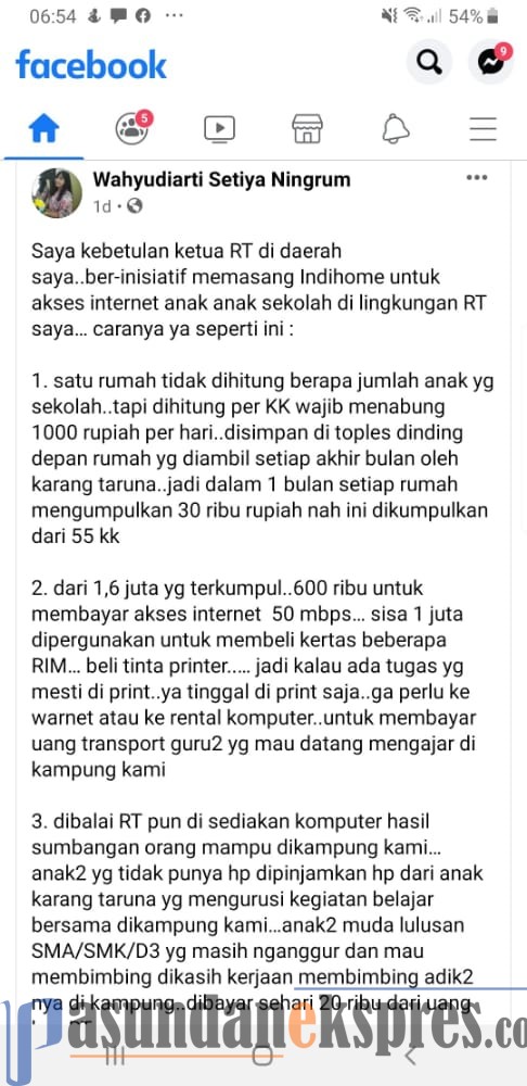 Viral Terobosan RT di Tanjungsiang, Camat Masih Belum Tahu