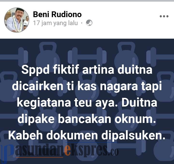 Tiga Status Facebook Beni Rudiono tentang SPPD Fiktif jadi Sorotan Netizen