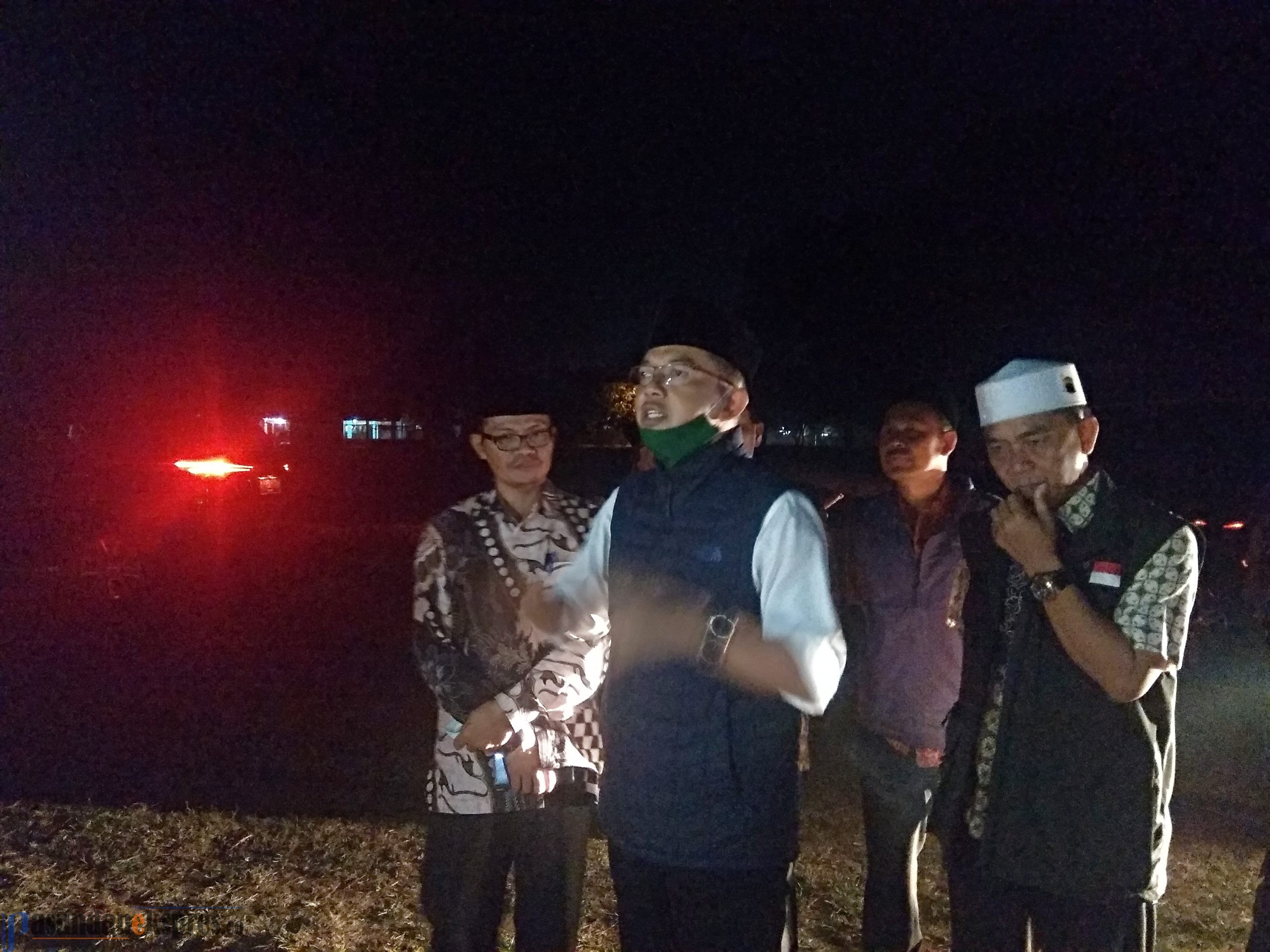 Malam Hari Kunjungi Lahan untuk MAN IC, Kyai Maman: Terimakasih Gubernur Jabar, Bupati Subang