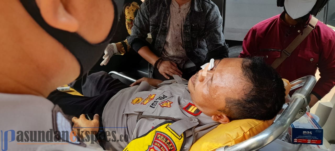 Satu Orang Polisi Terluka, Pendemo di Subang Lempari Petugas