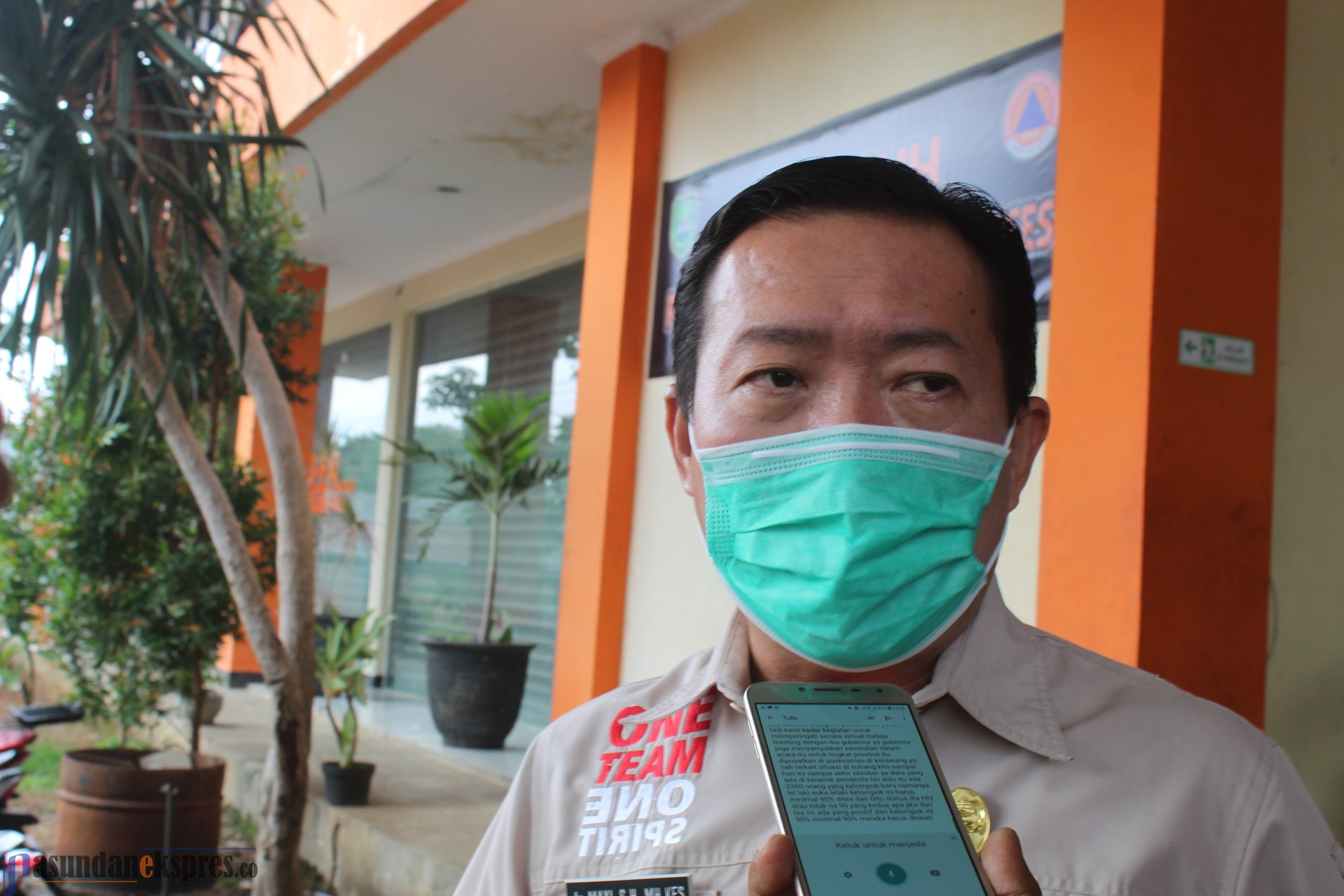 Juru bicara Satgas Covid 19 Kabupaten Subang, dr Maxi
