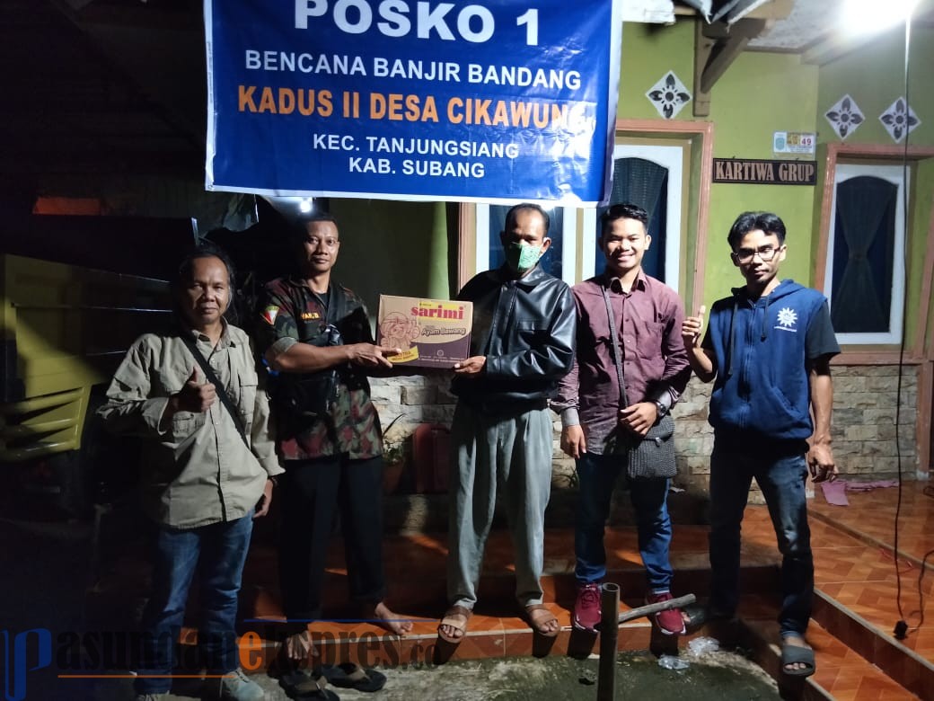 Kokam Subang Salurkan Bantuan Korban Banjir Tanjungsiang