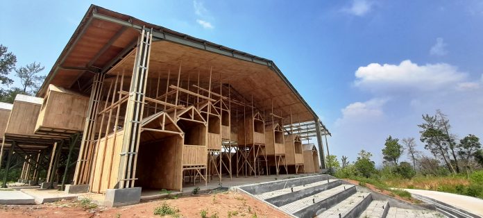 Belum Selesai Yah!! PPK Sebut Pembangunan Gedung Kebudayaan Sudah Sesuai