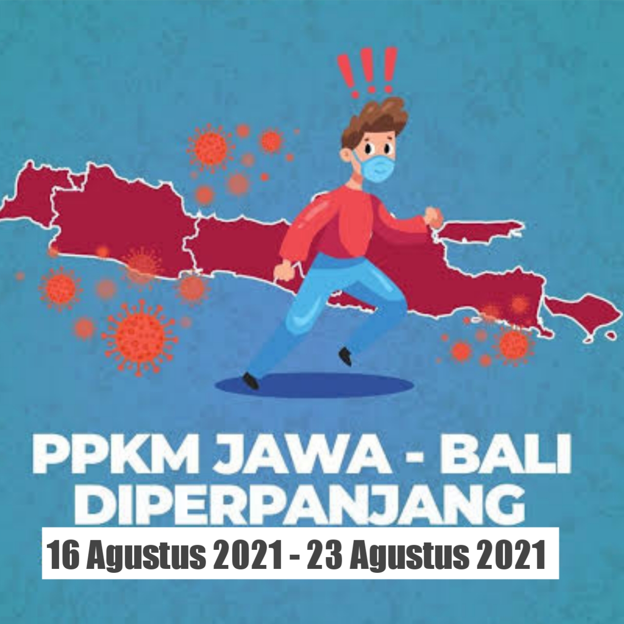 PPKM Jawa-Bali Level 2-4 Kembali Diperpanjang Sampai 23 Agustus Mendatang