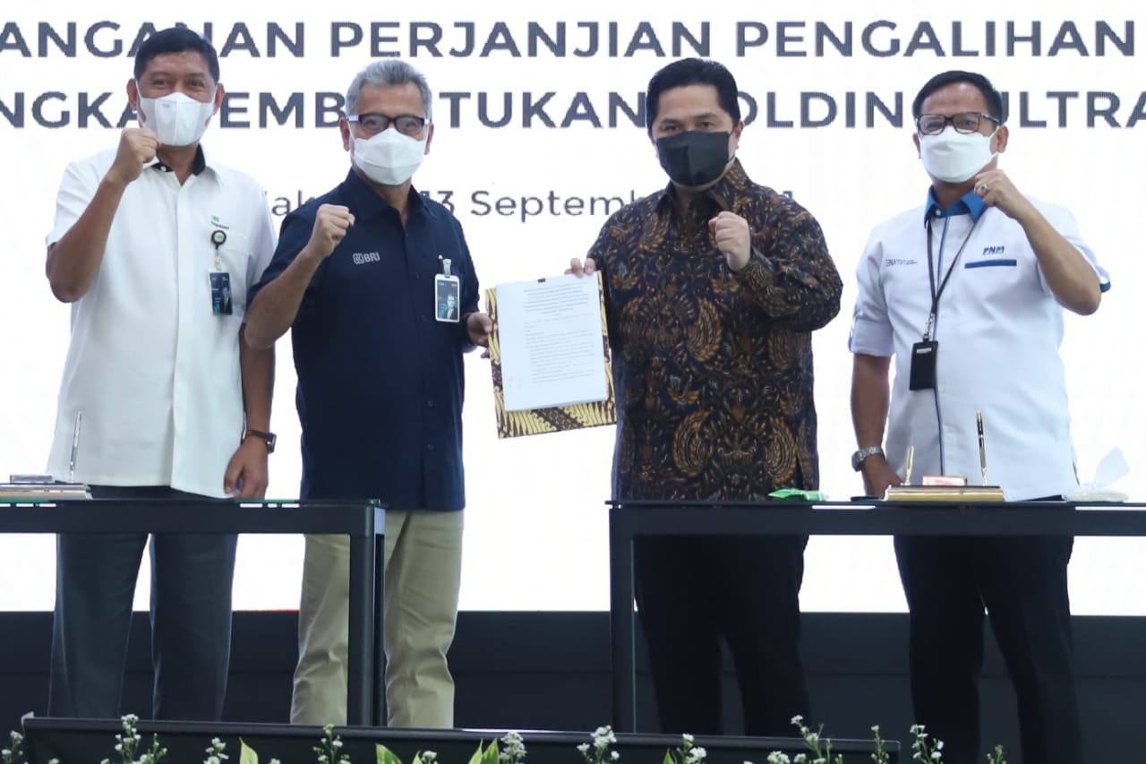 Catatkan Sejarah UMKM Indonesia, BRI Resmi Menjadi Induk Holding BUMN Ultra Mikro
