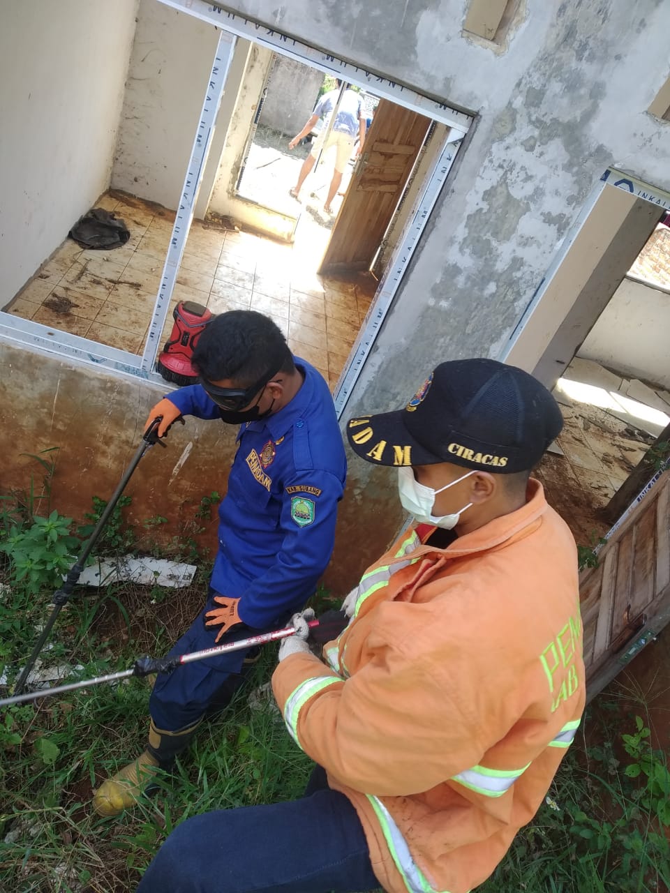 Ular Kobra Masuk ke Rumah di Tanggulun Timur Berhasil Dievakuasi Tim Penyelamat Damkar Subang