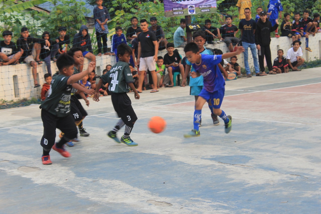 KKN STAI Riyadul Jannah Gelar Futsal Antar Desa seKecamatan Kasomalang