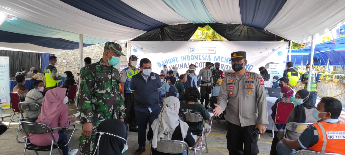 Aqua Subang Tuntaskan Vaksinasi Gotong Royong