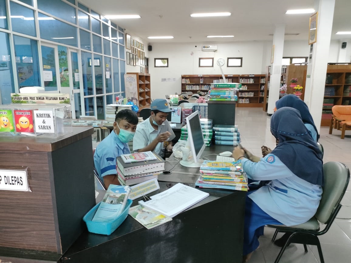 Selama Pandemi Covid-19, Kunjungan Pelajar ke Perpustakaan Daerah Karawang Rendah
