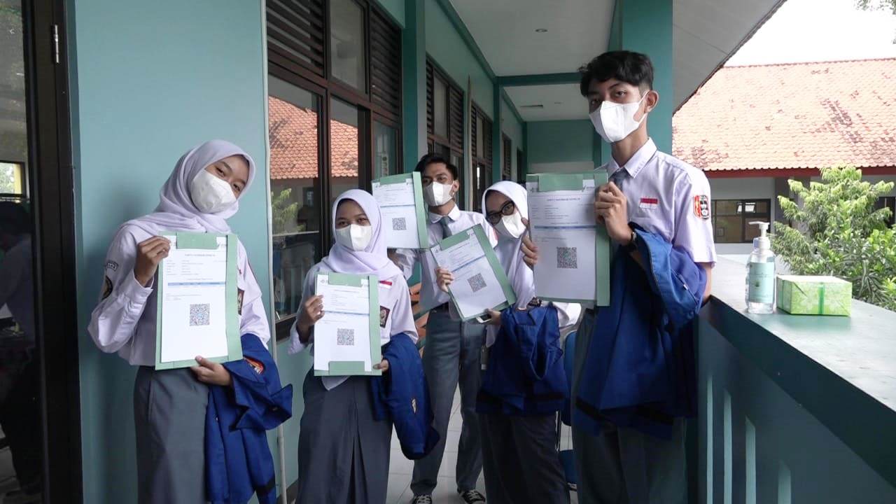 Cegah Penyebaran Covid-19, Gencarkan Vaksinasi Pelajar di Subang