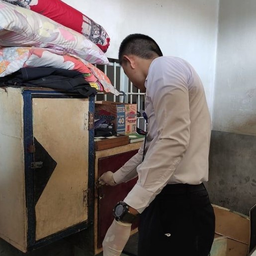 Penggeledahan Rutin di Kamar Hunian Warga Binaan Lapas Subang, Petugas Temukan Barang-barang Dilarang