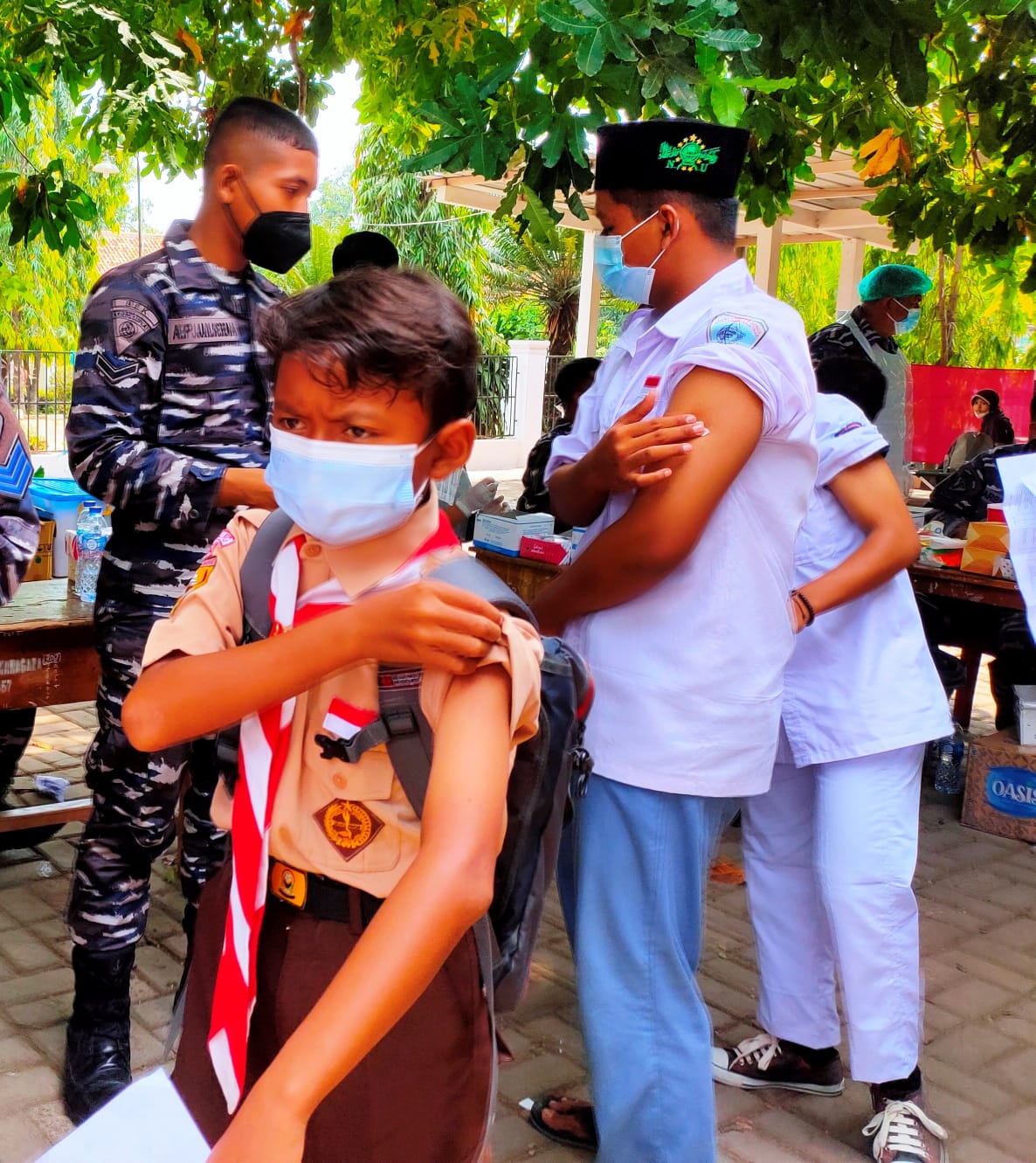 Pelajar Sasaran Utama Vaksinasi TNI AL
