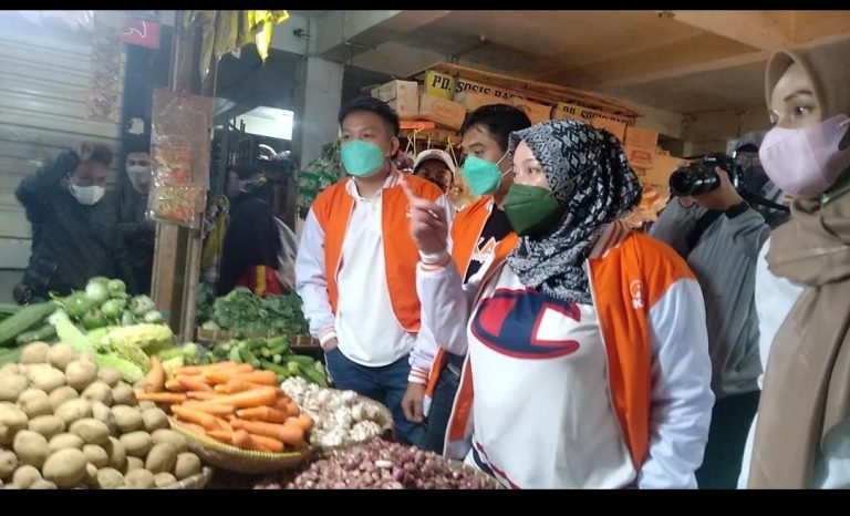 PeduliLindungi di Pasar Tradisional Kabupaten Bandung Barat