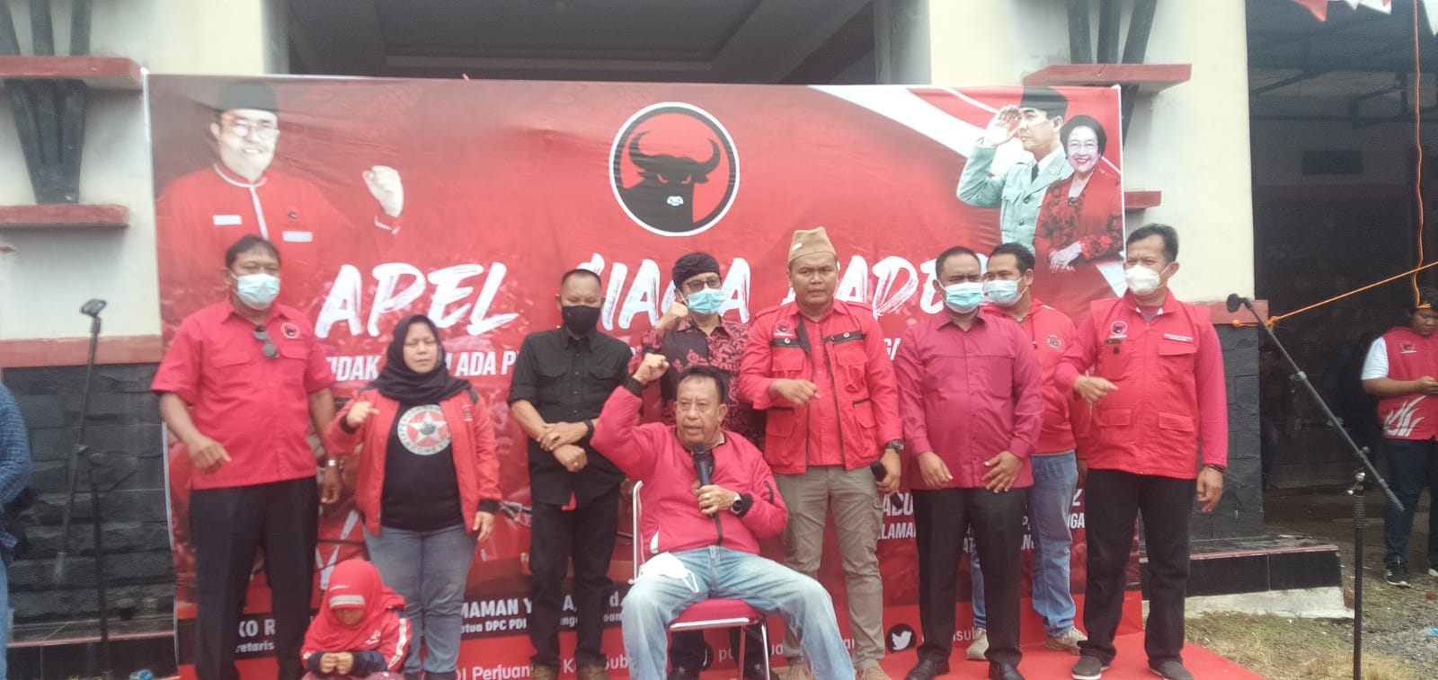 Ribuan Kader PDIP Subang Siaga di Sekretariat Hari Ini, Ada Apa?