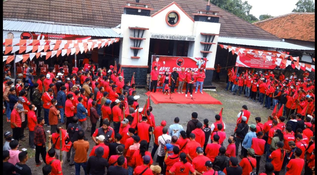 Kader PDIP Subang Masih Jaga Sekretariat Partai, Pemuda Pancasila Batal Aksi