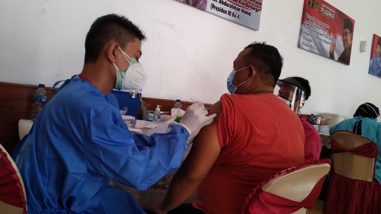 vaksinasi Warga Binaan Pemasyarakatan di Purwakarta