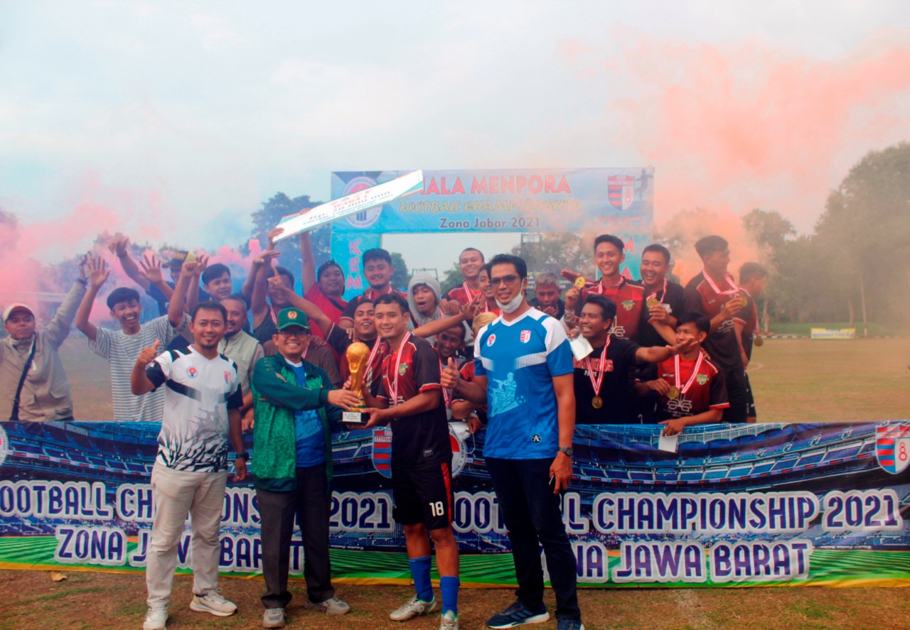 Bunihayu FC Bawa Pulang Piala Menpora, Football Championship Zona Jabar Sukses Digelar
