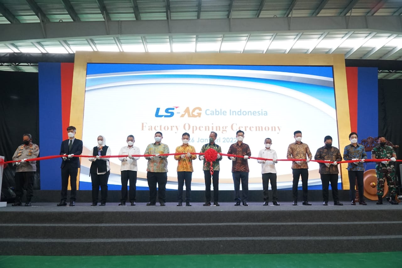 LS Cable & System Selesaikan Pembangunan Pabrik Kabel Listrik di Indonesia