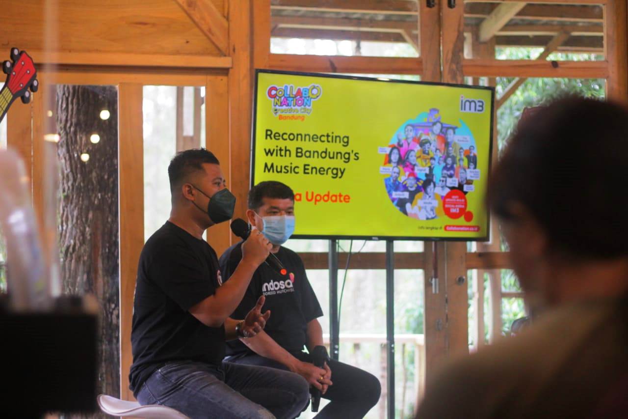 EVENT: Fahroni Arifin, SVP–Head of Brand Management & Strategy Indosat Ooredoo Hutchison pada kegiatan IM3 Collabonation Creative City di kota Bandung. EKO SETIONO/PASUNDAN EKSPRES