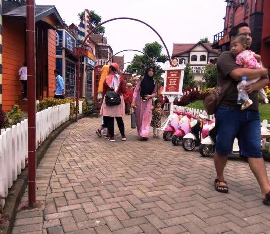 WISATA: Sejumlah objek wisata di kawasan Lembang Bandung Barat tidak terlalu ramai dikunjungi wisatawan.DOK PASUNDAN EKSPRES