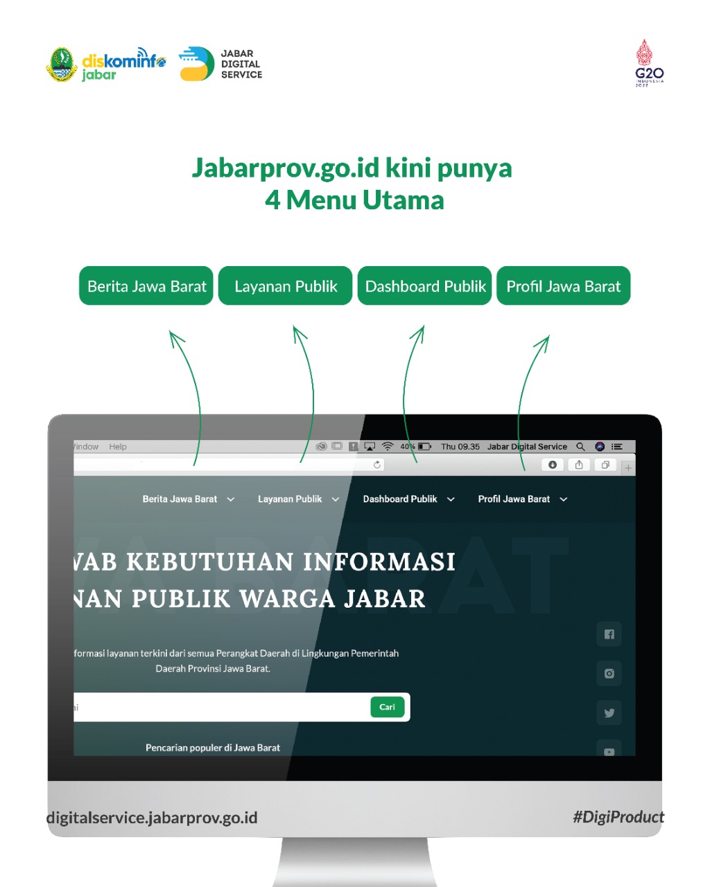 Website Resmi Pemda Provinsi Jabar Versi Baru: Hadirkan Informasi Layanan Publik dan Berita Daerah Terpercaya